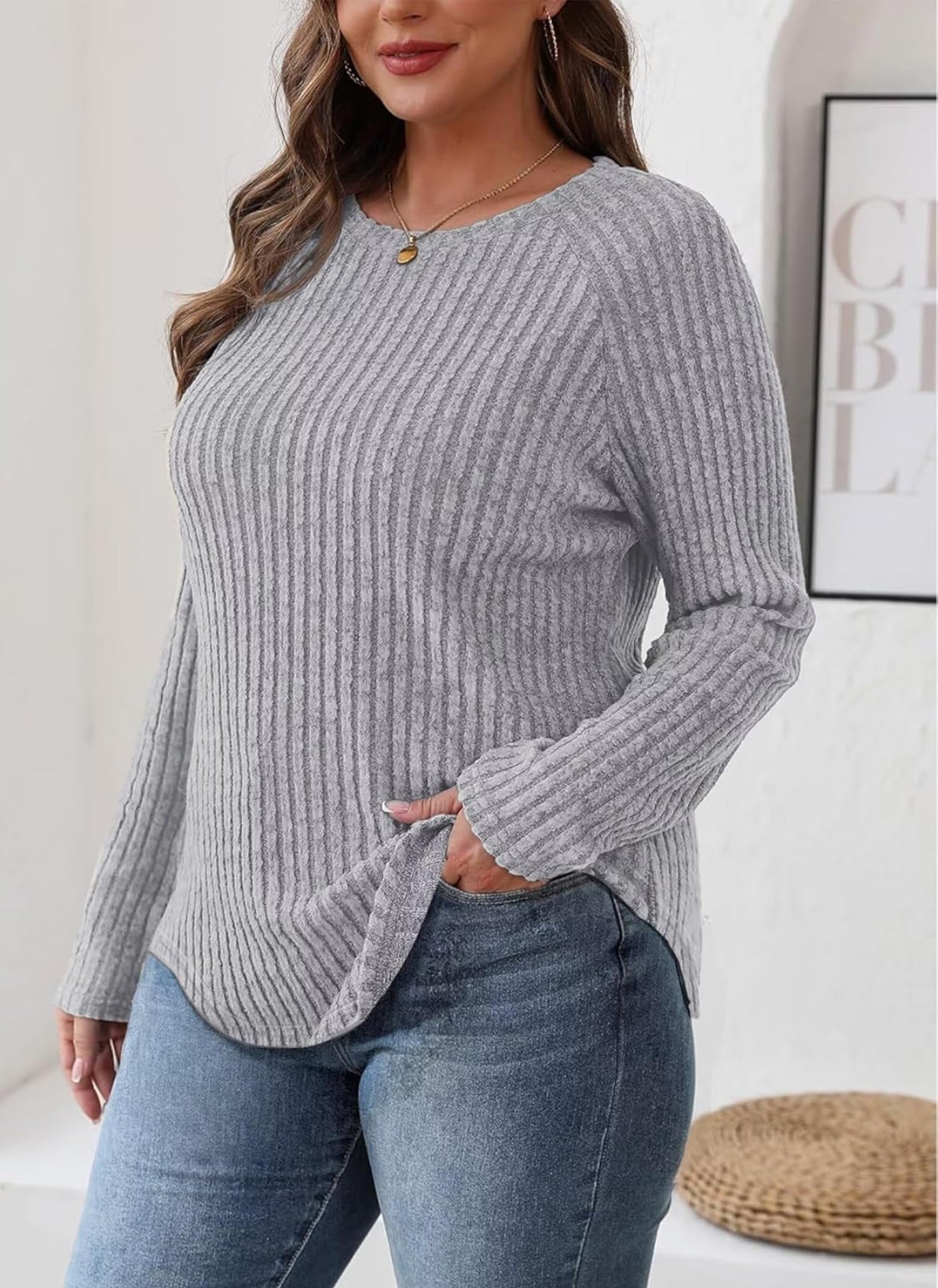 Vienna Tunic Crewneck Pullover