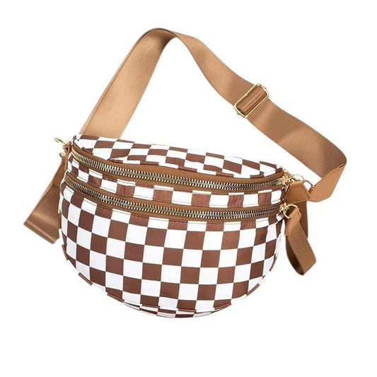 Cafe Check Sling Bag