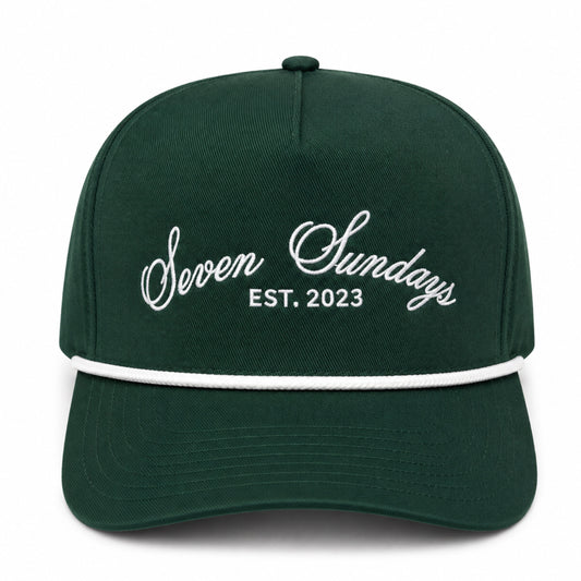 Seven Sundays Trucker Hat - Hunter Green