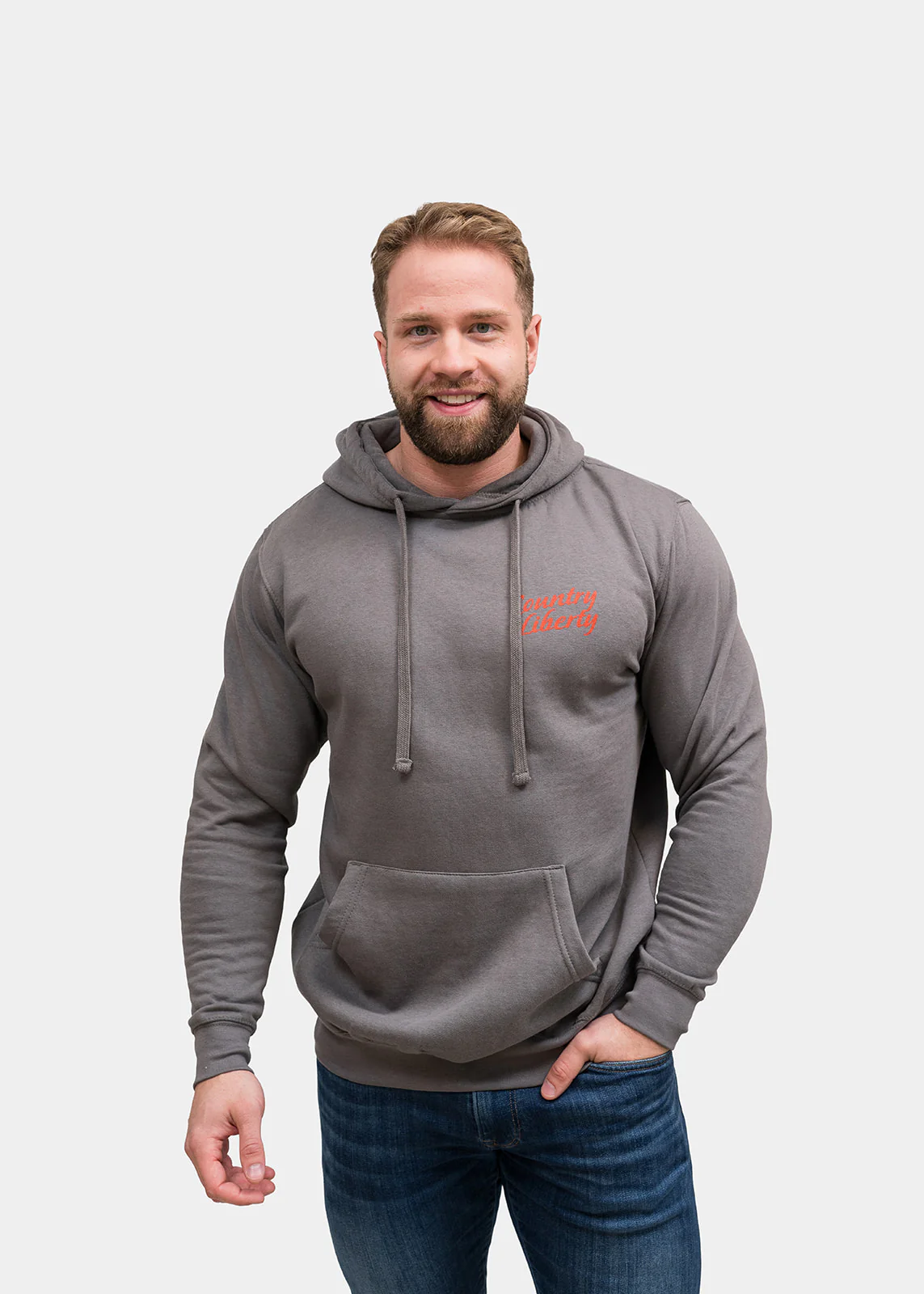 Country Liberty Charcoal Outlaw Hoodie