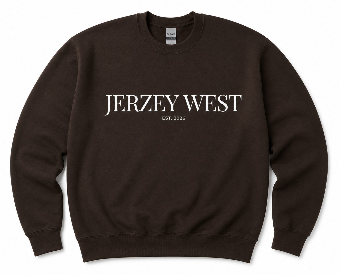 Jerzey West Graphic Crewneck - Chocolate Brown