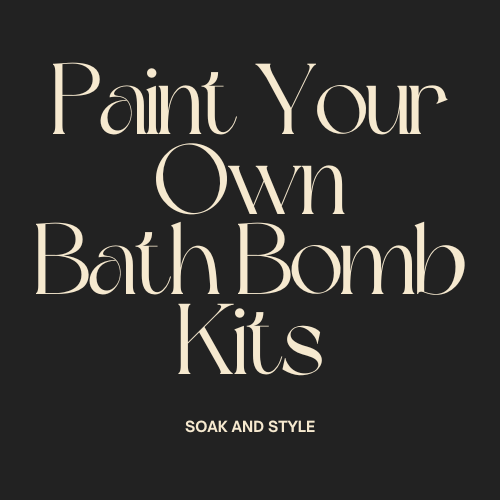 Paint Your Own Bath Bomb Kits