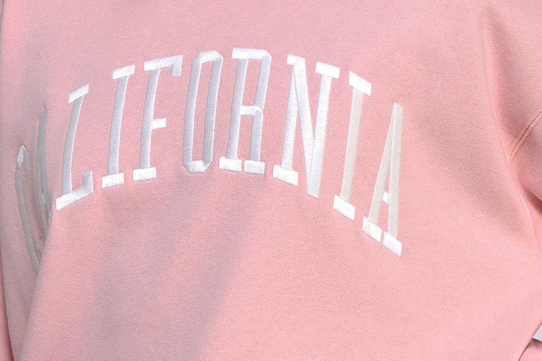 California Sunset EMB Oversized Crewneck