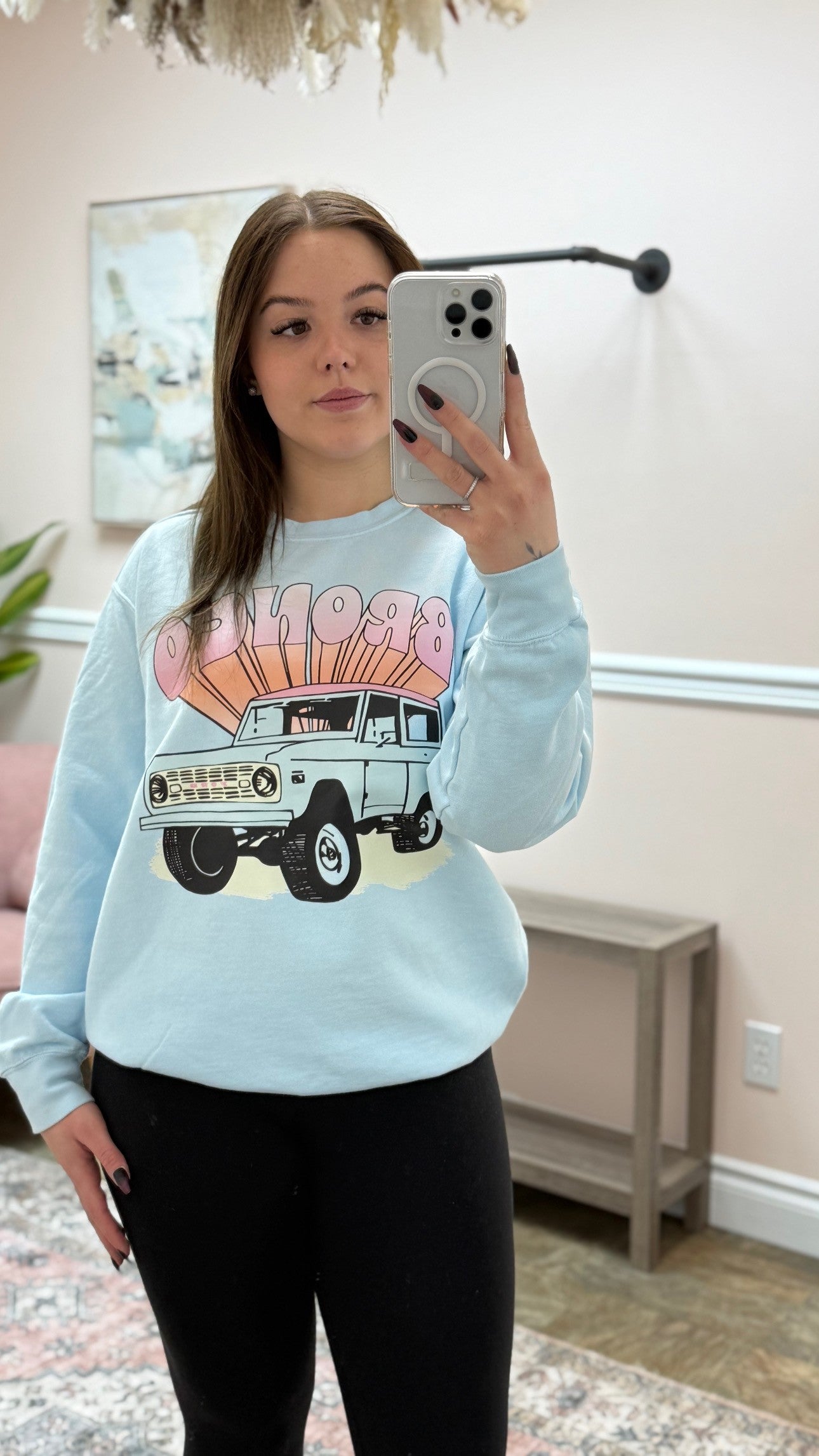 Let's Ride! Built Tough Bronco Crewneck