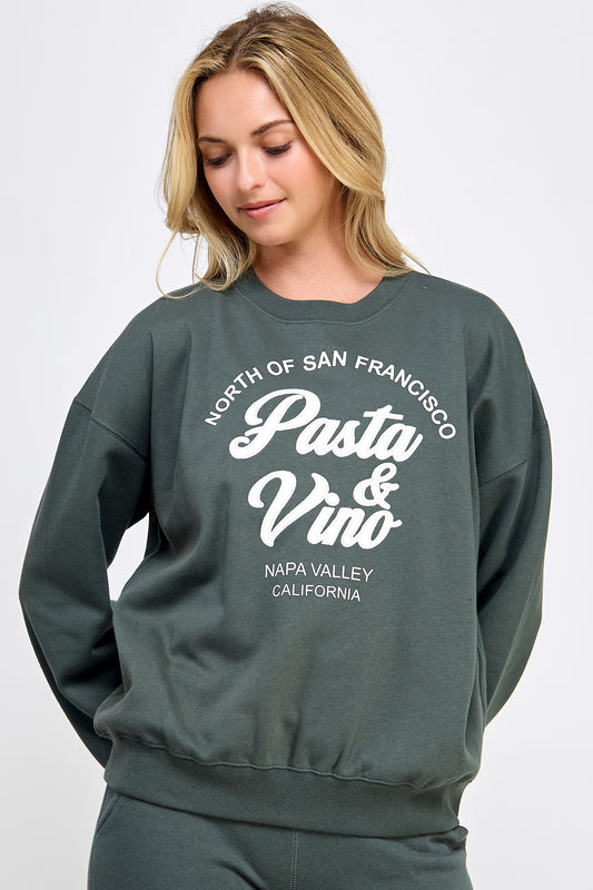 San Francisco Pasta & Vino Crewneck