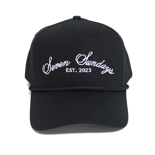 Seven Sundays Trucker Hat - Black